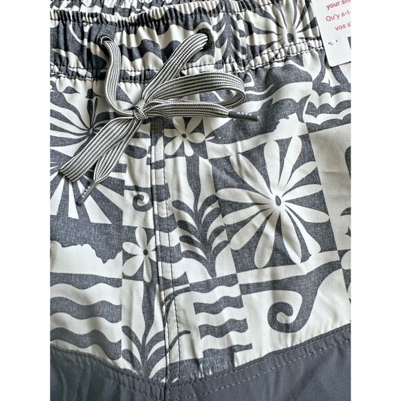 SAXX Men's Oh Buoy 2N1 Half Print Volley 5" Swim Shorts Gray Off White 2XL - Picture 7 of 13